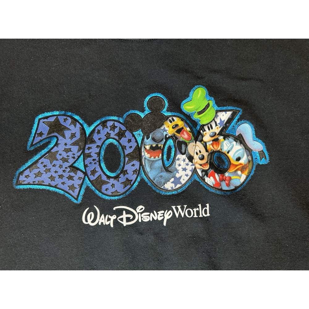 Vintage Walt Disney World 2006 Crew Neck Pullover Sweatshirt‎ Black Men’s 2XL